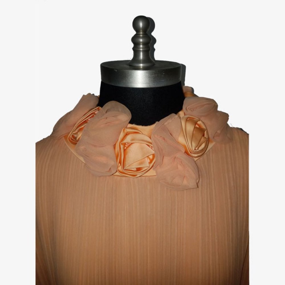 Vtg 70s Deadstock Cocktail Party Dress 10 - Picture 3 of 13